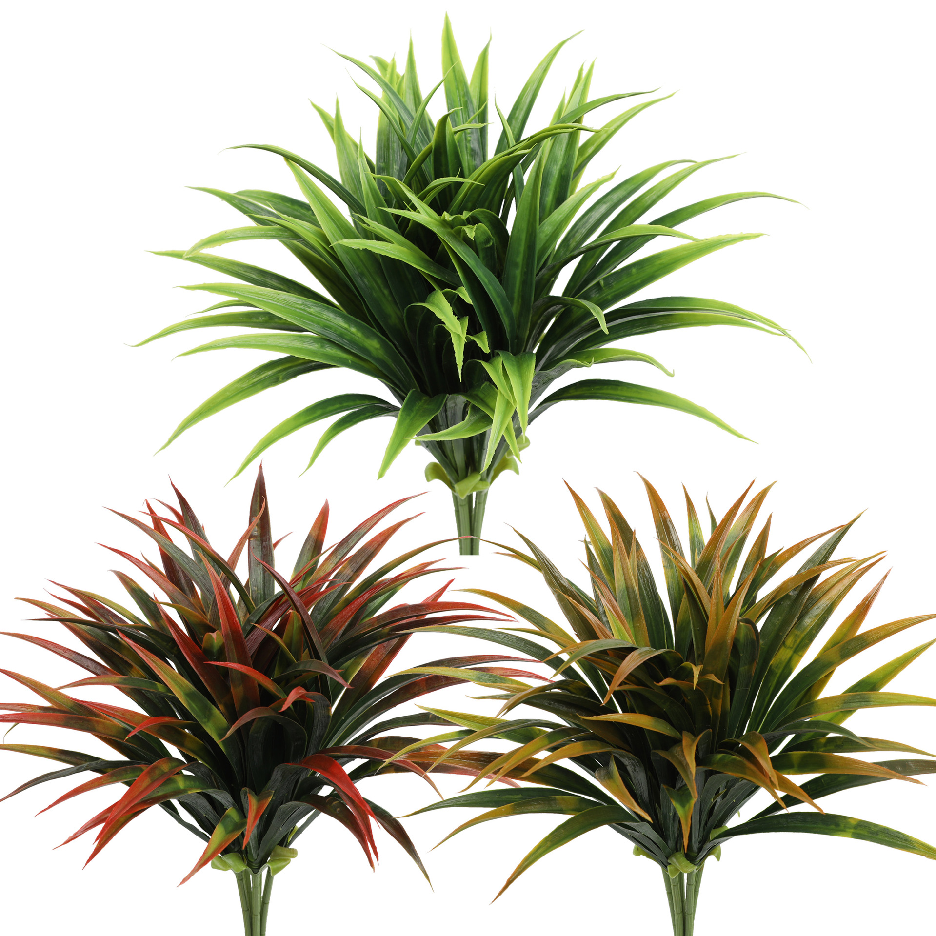 Dracaena Marginata - 3PCSArtificial Gladiolus Grass Bundle - Faux