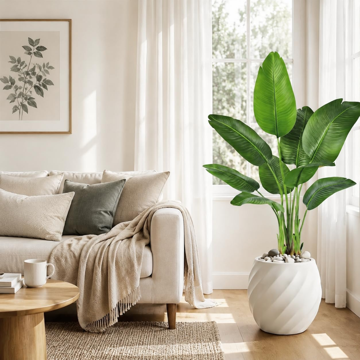 Tall Artificial Bird of Paradi - Bird Paradise Strelitzia avis et prix