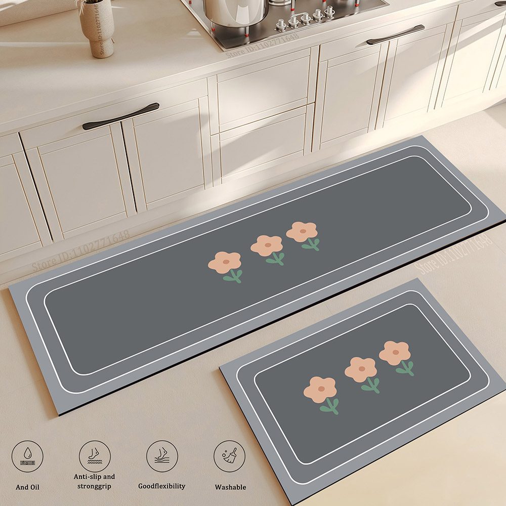 Flower Kitchen Mat Anti-Fatigu - Maranta Prayer Plant avis et prix