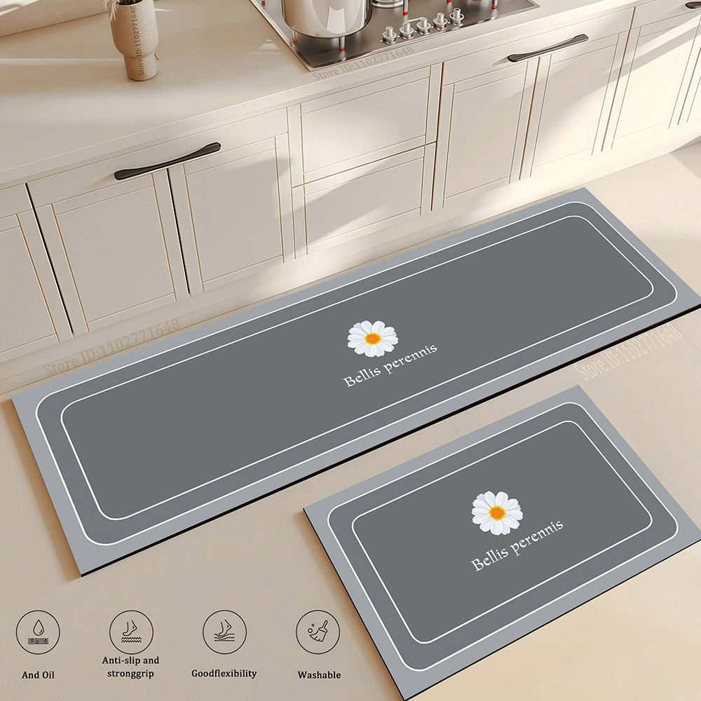 Flower Kitchen Mat Anti-Fatigu - Maranta Prayer Plant avis et prix