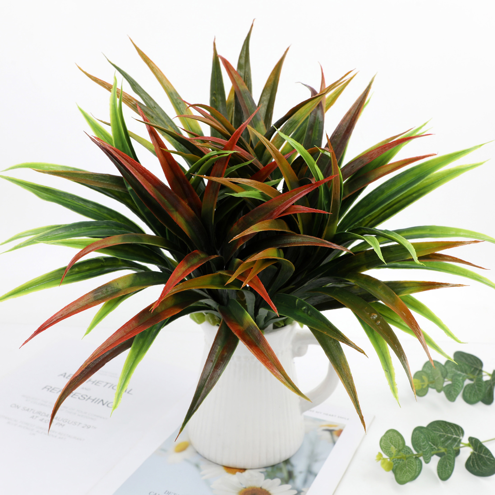 3PCSArtificial Gladiolus Grass - Dracaena Marginata avis et prix