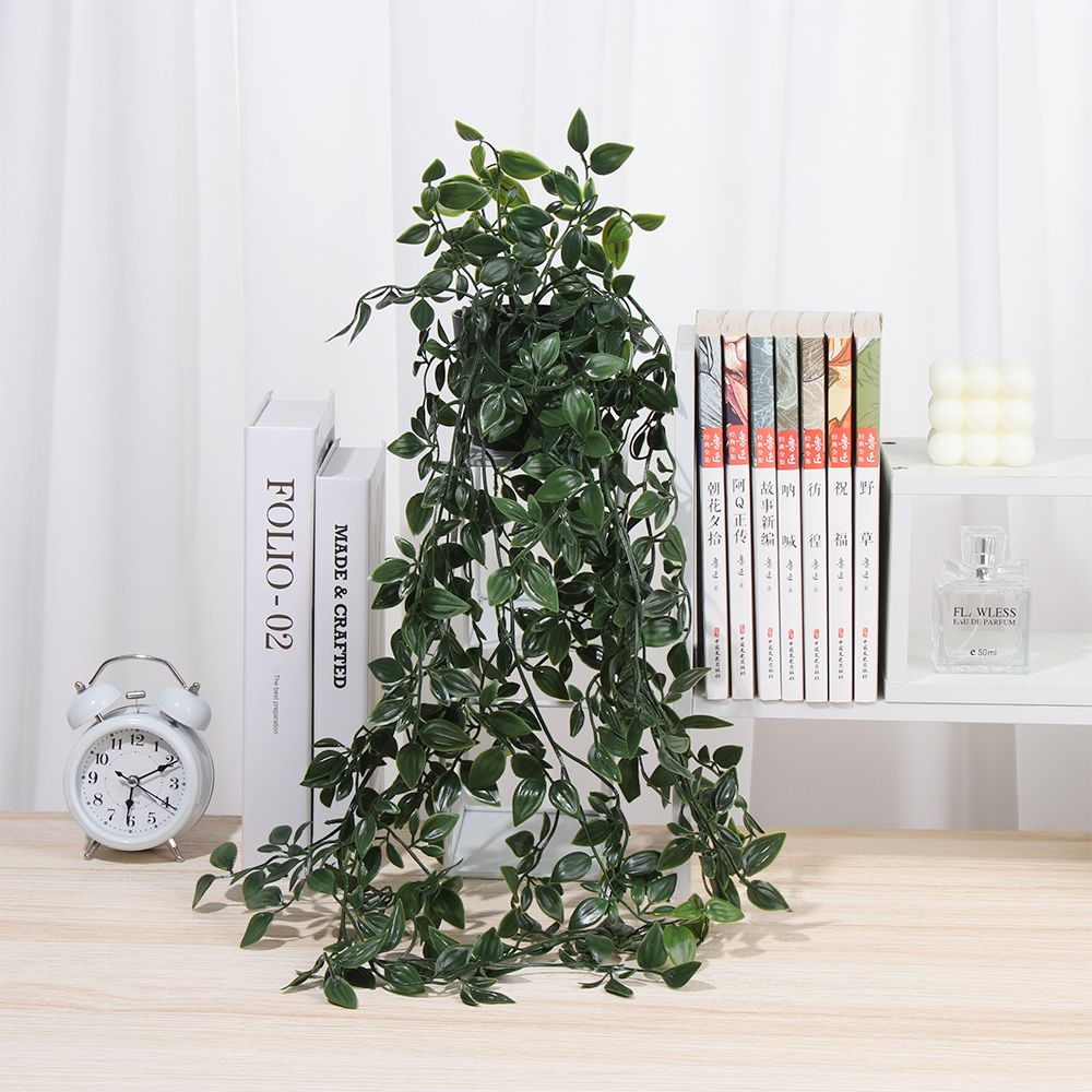 Artificial Hanging Plants with - Pilea Peperomioides avis et prix