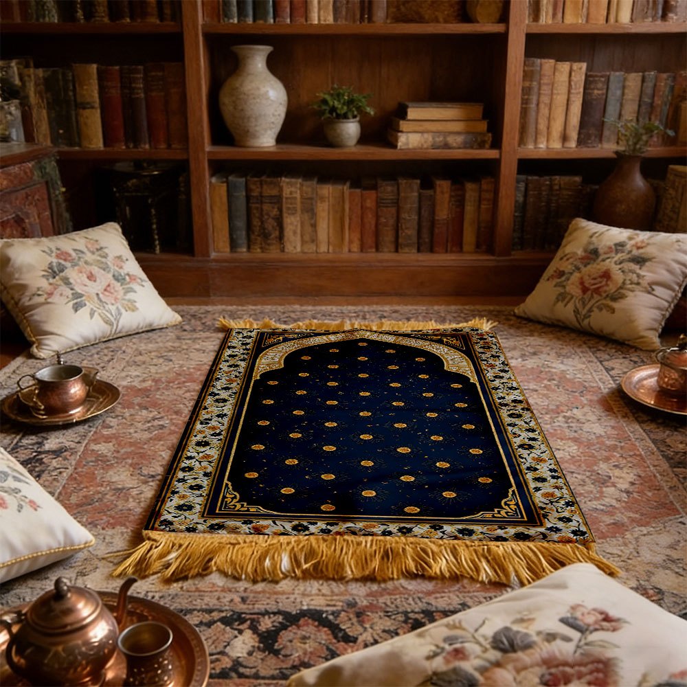 Polyester Muslim Prayer Rug Po - Maranta Prayer Plant avis et prix