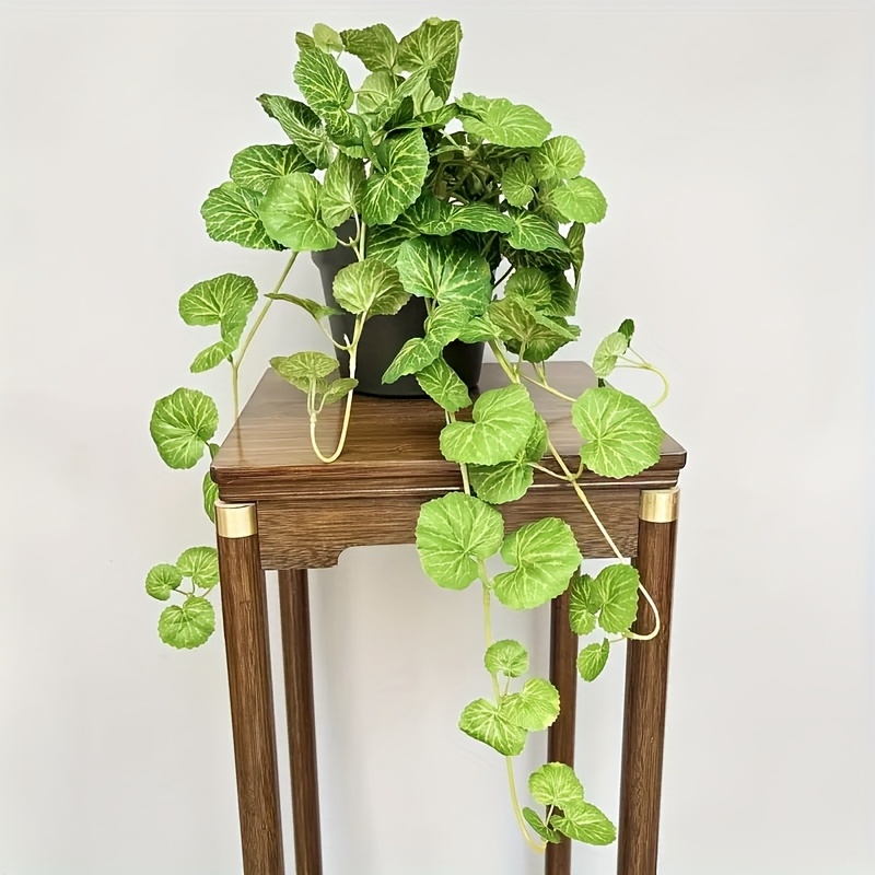 An artificial hanging vine pla - Pilea Peperomioides avis et prix