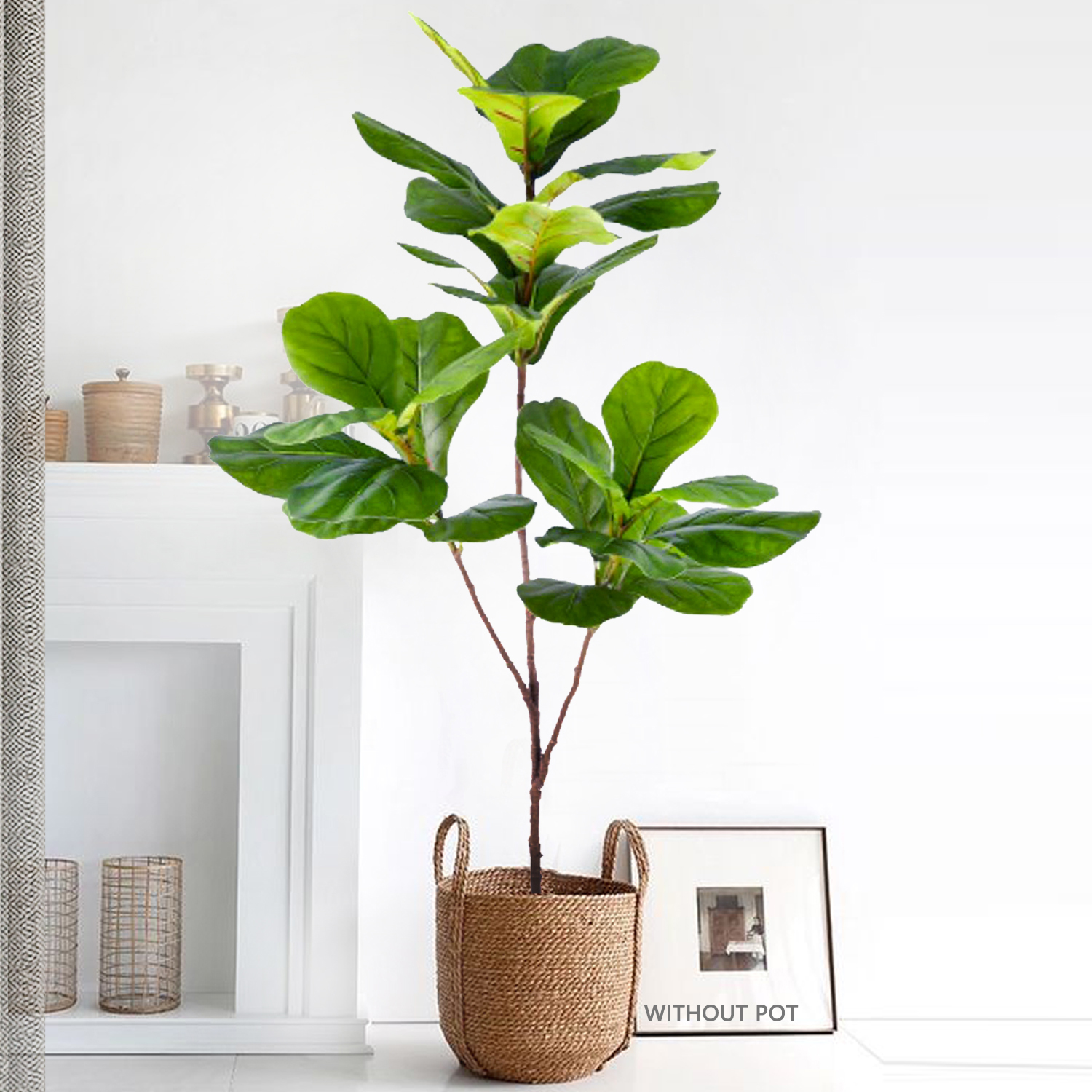 76-135cm Artificial Ficus Tree - Ficus Lyrata Tree avis et prix
