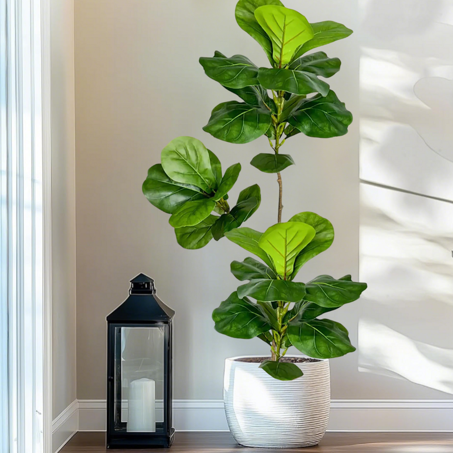 76-135cm Artificial Ficus Tree - Ficus Lyrata Tree avis et prix
