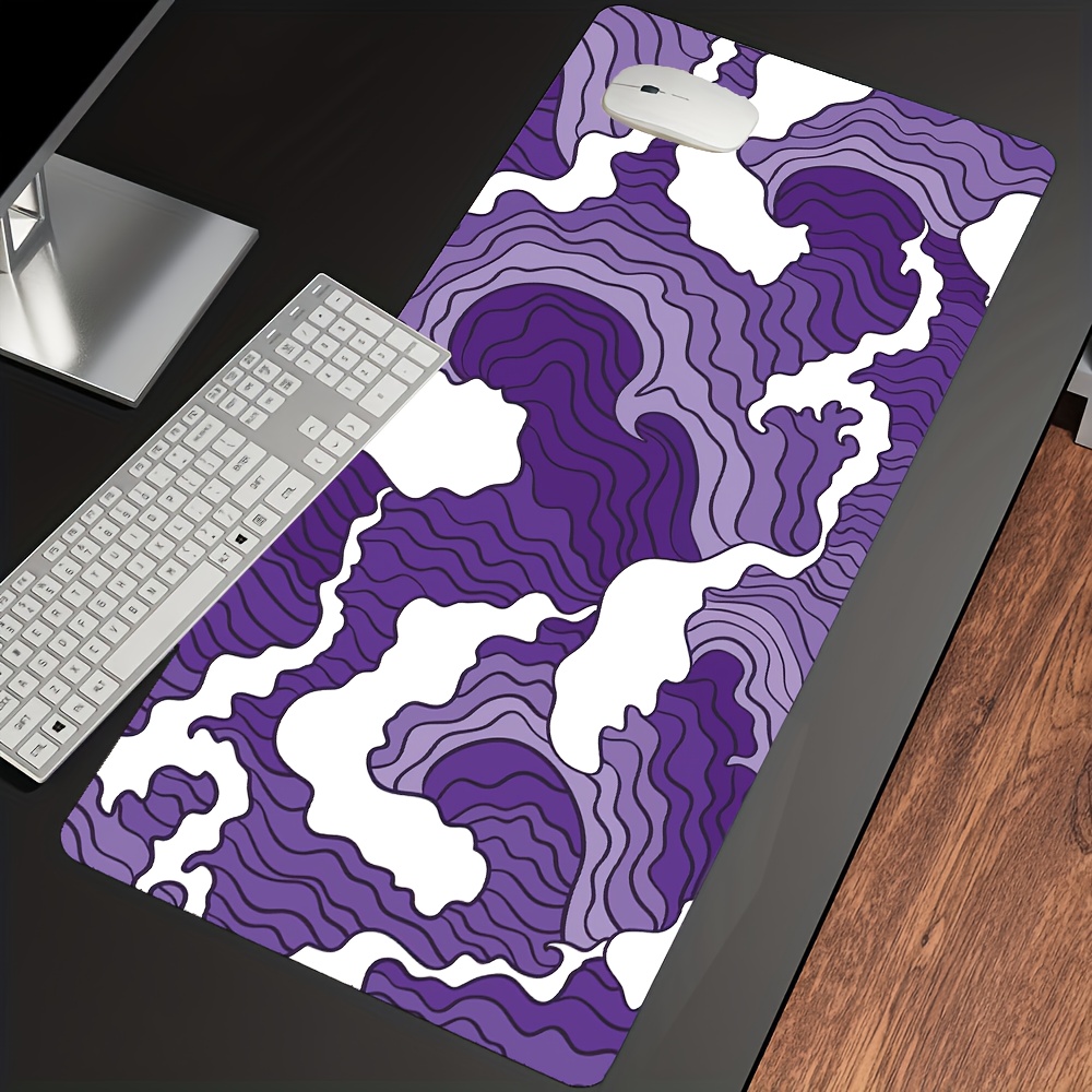 Purple and white waves Art Des - Tradescantia Purple avis et prix