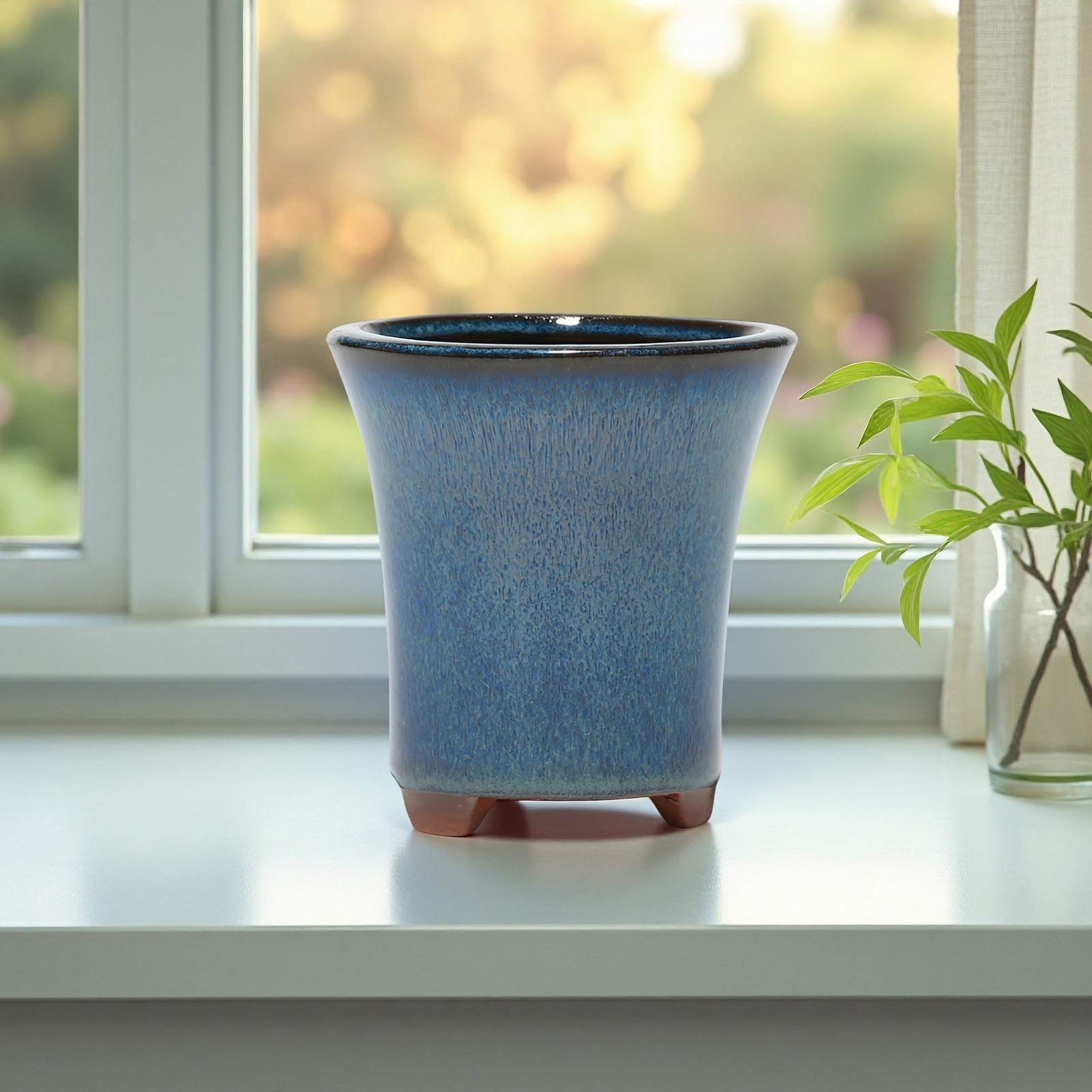 Ceramic Flower Pots with Drain - Pilea Peperomioides avis et prix