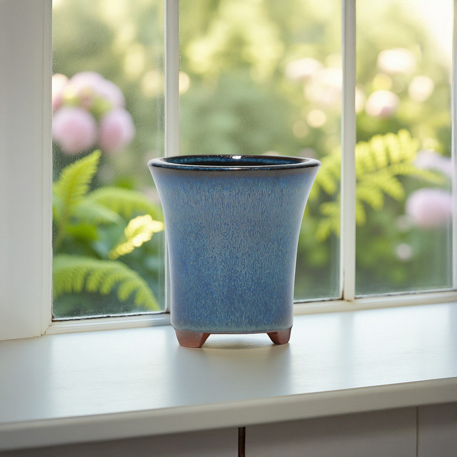 Ceramic Flower Pots with Drain - Pilea Peperomioides avis et prix