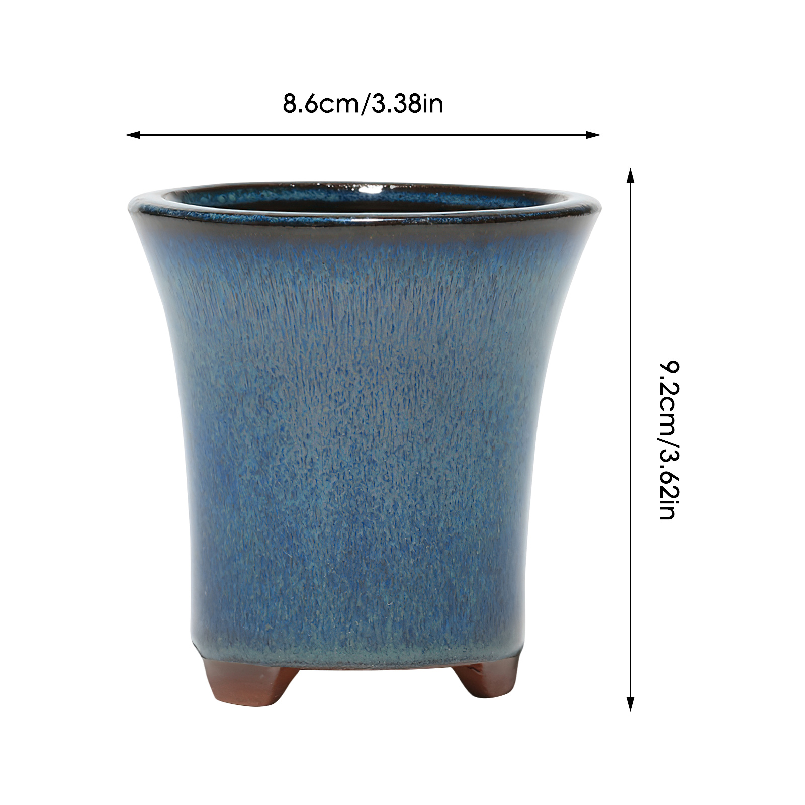 Ceramic Flower Pots with Drain - Pilea Peperomioides avis et prix