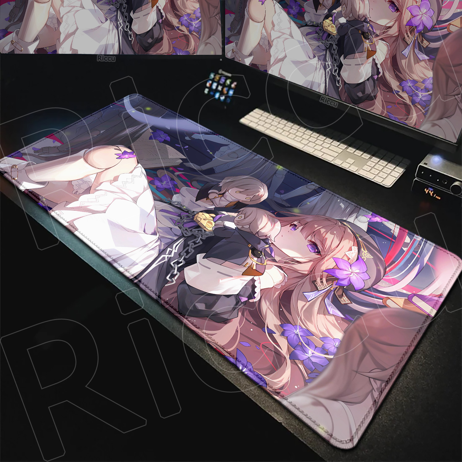 The Herta Keyboard Mat Purple  - Tradescantia Purple avis et prix