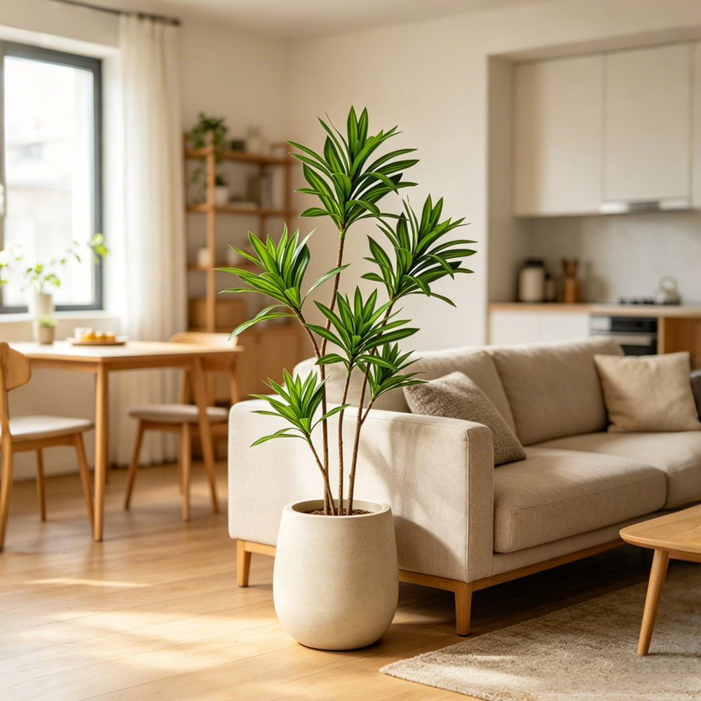 66-98cm Large Artificial Palm  - Dracaena Marginata avis et prix