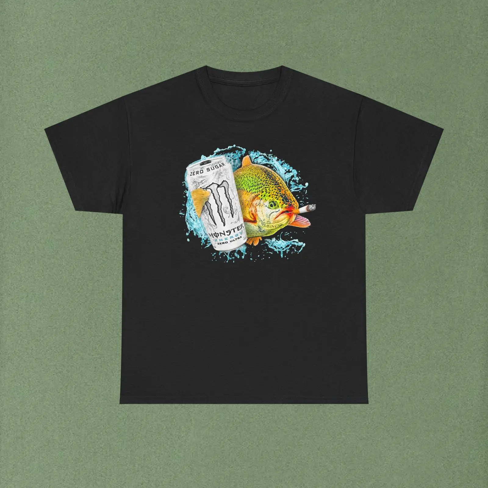 White Monster Fish T Shirt vin - Monstera Adansonii avis et prix