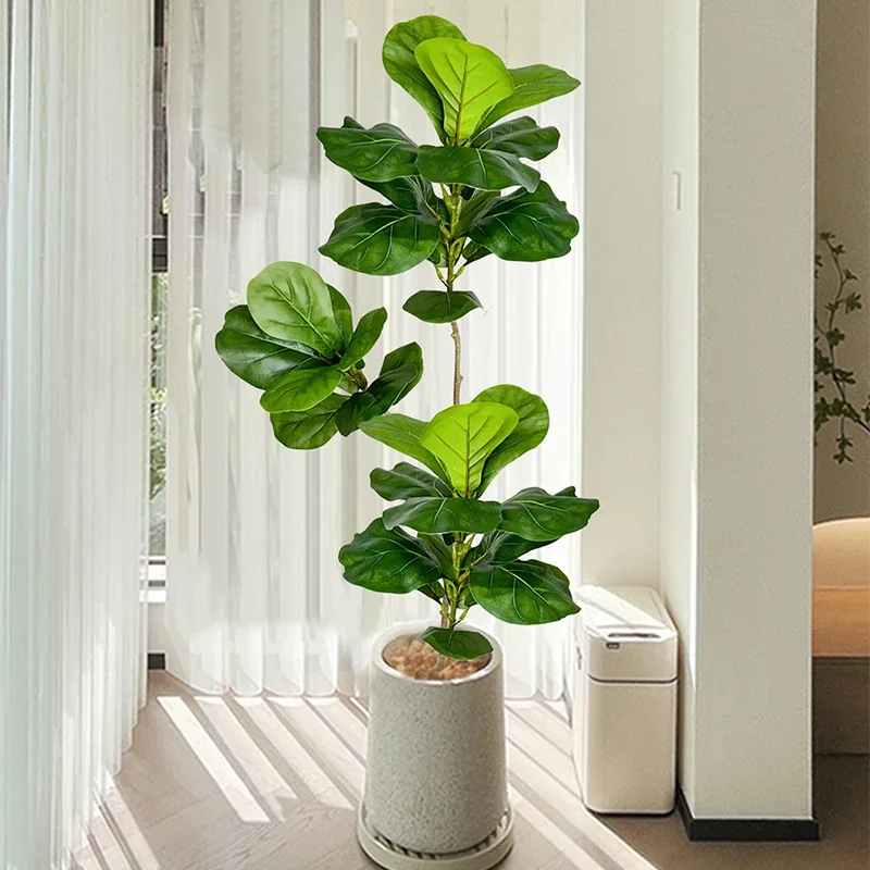 2-4.9FT Large Artificial Ficus - Ficus Lyrata Tree avis et prix