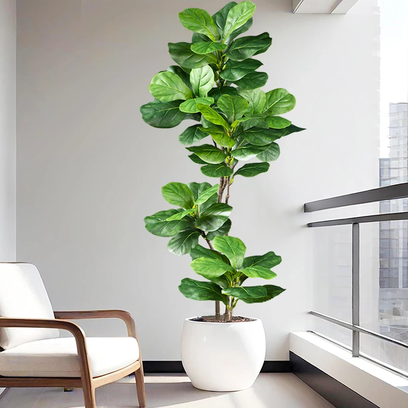 2-4.9FT Large Artificial Ficus - Ficus Lyrata Tree avis et prix