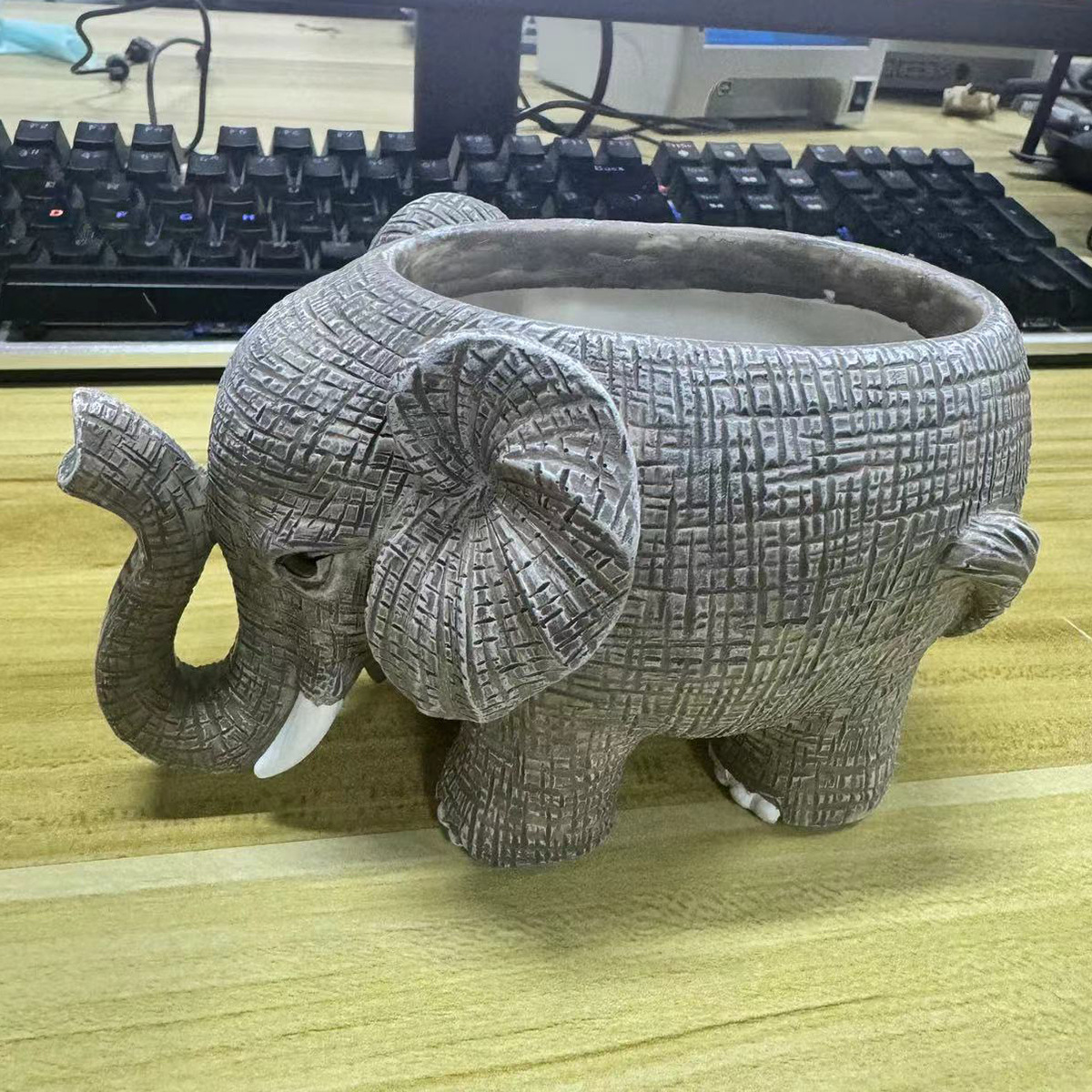 Cute Elephant Resin Succulent  - Echeveria Succulent avis et prix