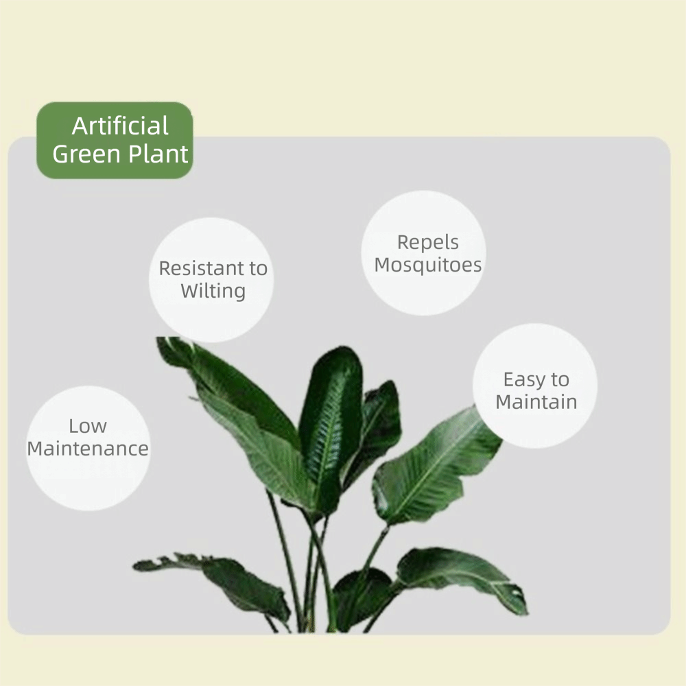 Green Plastic Artificial Ficus - Ficus Lyrata Tree avis et prix