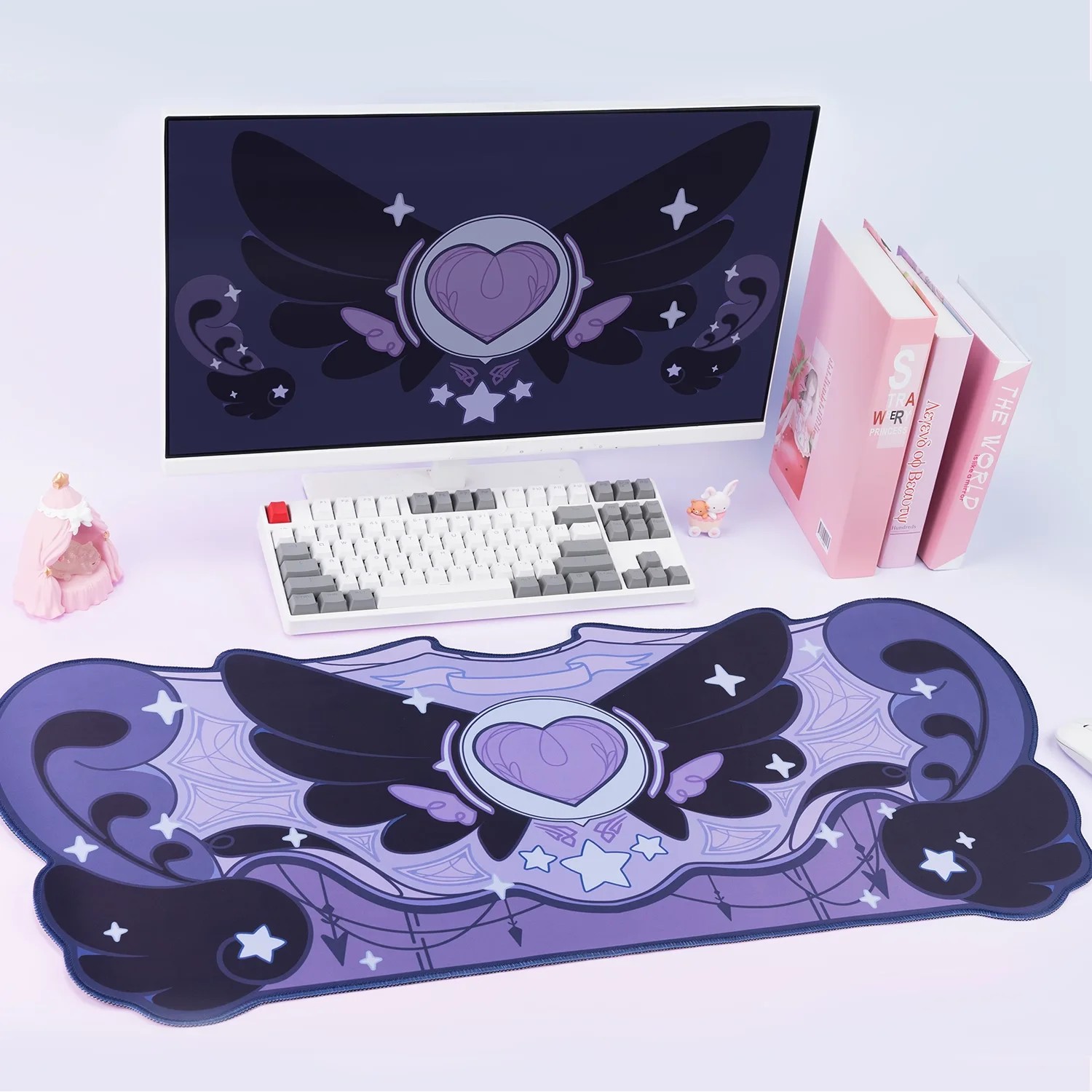 VIKAMA Mouse Pad Desk Mat Irre - Tradescantia Purple avis et prix