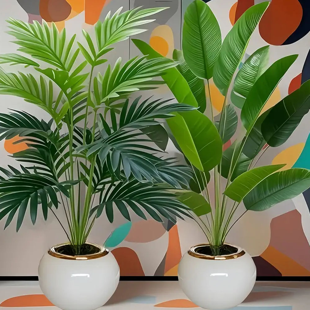 2Pcs Outdoor Artificial Green  - Dracaena Marginata avis et prix